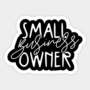 Small Business Owner Sticker